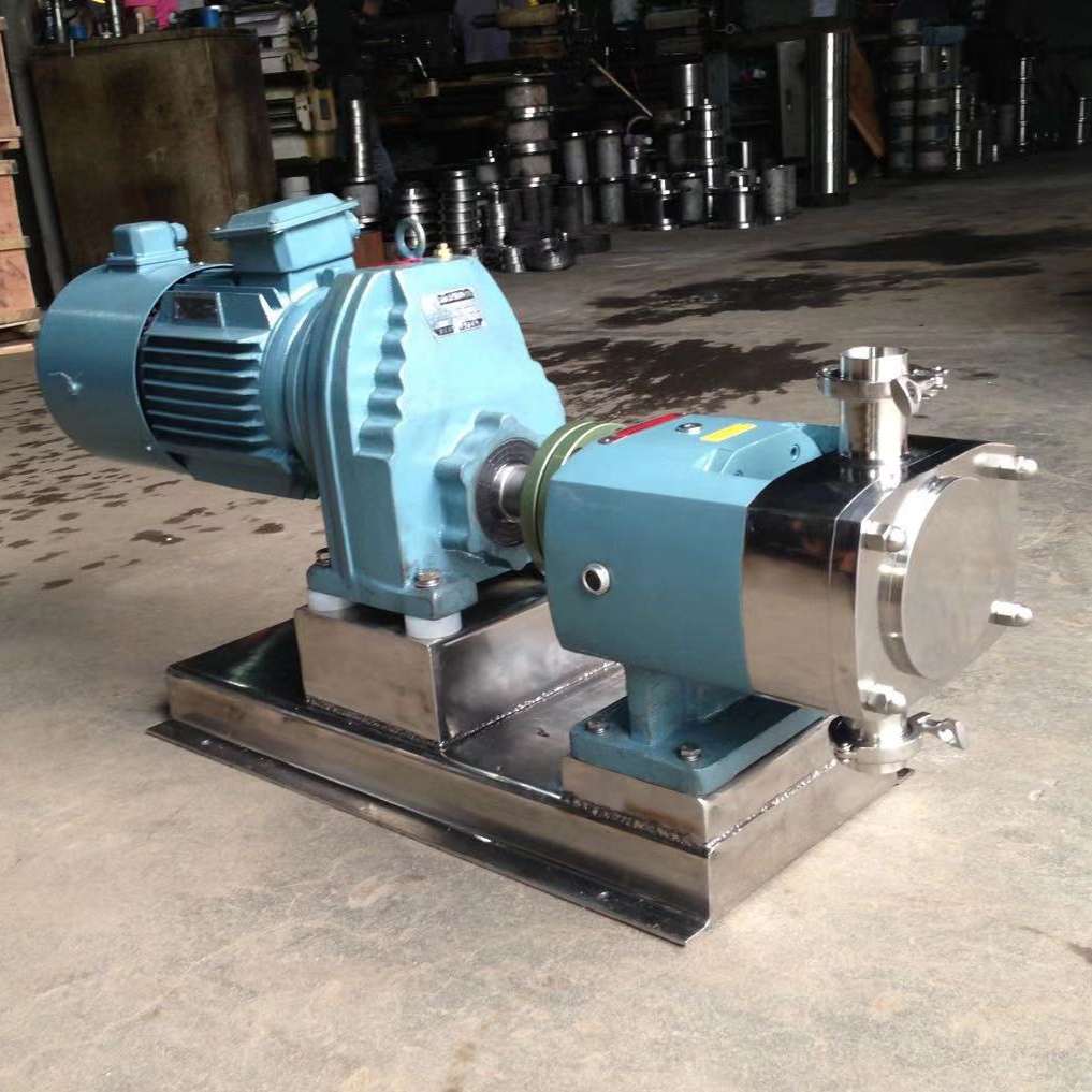 Sanitary Stainless Steel Frequency Type Lobe Rotor Pump 
