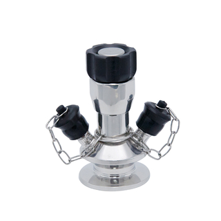 Sanitary Stainless Steel Mini Clamp Manual Sampling Valve 