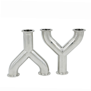 Sanitary Stainless Steel 45 Degree ElbowType Tee
