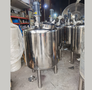 Stainless Steel Sanitary Jacket Mixing Tank with Top Agitator