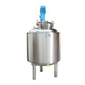 500L food stage heating and cooling jacket stainless steel homogenizer mixing tank with lobe pump and emulsifying pump