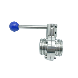 Forge Manual Sanitary Butterfly Valve for pharmacy