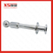 Stainless Steel Ss304 Double Tri Clamp Rotary Tank Washing Ball
