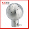 Stainless Steel Hygienic 360 Degree CIP Bolt Ends Static Cleaning Ball