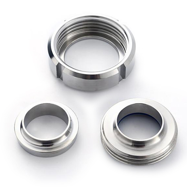 RJT Sanitary Stainless Steel Pipe Hex Nut Union