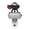 Sanitary Tri Clamp Butterfly Valves with Pneumatic Actuator 