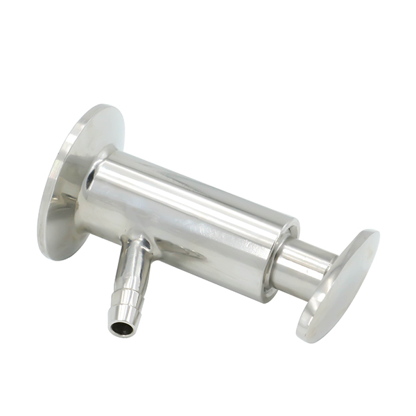 Sanitary Stainless Steel SS304 Clamped Sampling Cock Valve 