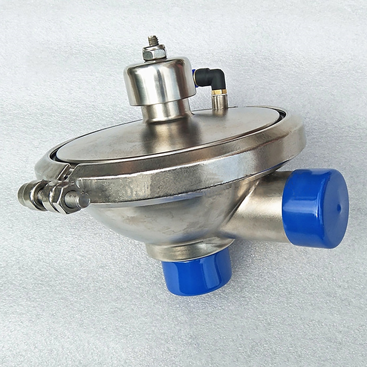 CPM Series Sanitary Butt Weld Pneumatic Constant Pressure Valve Back