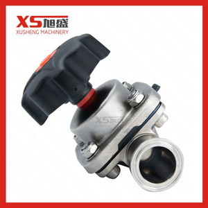 SS316L Stainless Steel Hygienic Manual Diaphragm Valves