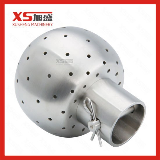 Dn50 Stainless Steel Ss304 Hygienic Weld Fixed Cleaning Ball