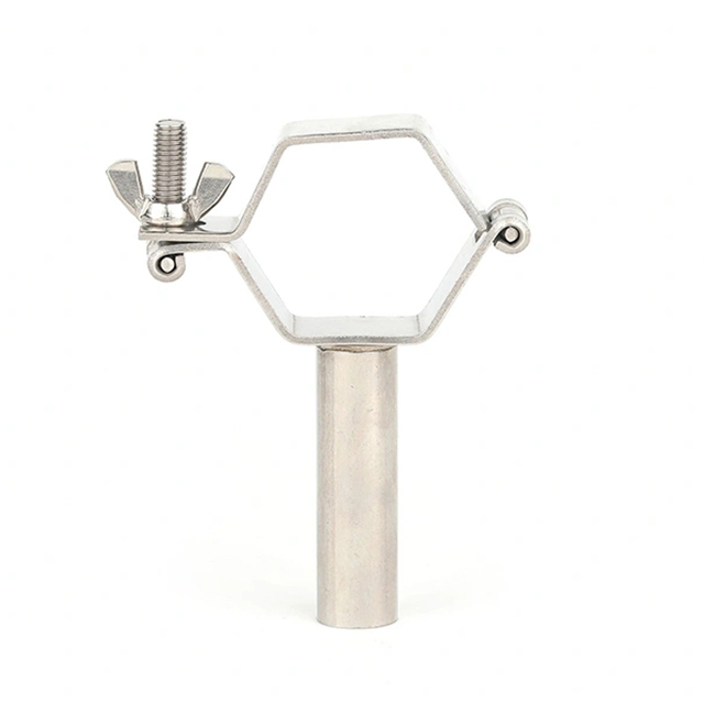 TH4 Sanitary Stainless Steel Gasket Hexagon Pipe Holder