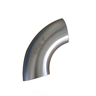 Sanitary Stainless Steel 90 Degree Pipe Elbow Bend 
