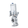 Stainless Steel Sanitary Pneumatic Air Operated Clamp Butterfly Valve with Limit Switch