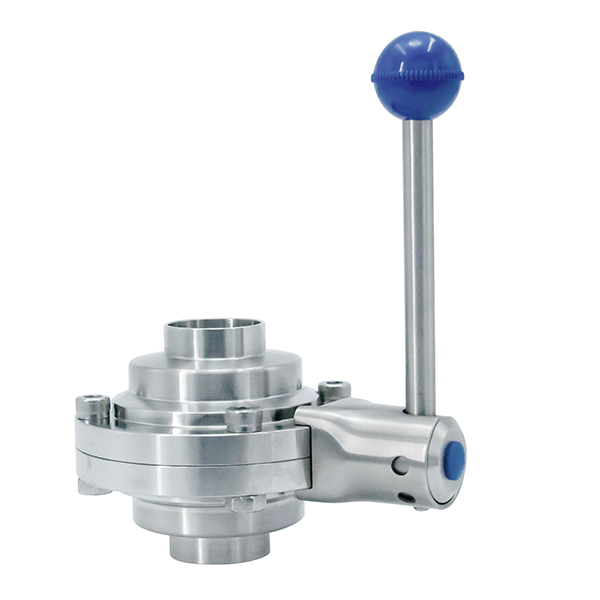 Stainless Steel Sanitary Hygienic Weld Butterfly Type Ball Valves
