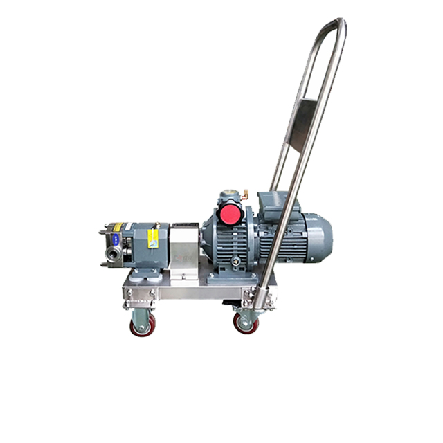 ZB3A-78 7.5KW Stainless Steel Sanitary Hygienic Lobe Rotary Pump for Cheese