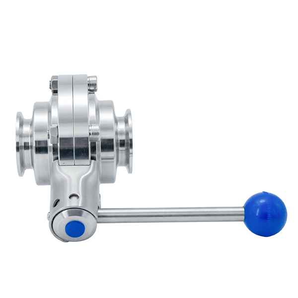 SS304 SS316L Sanitary Butterfly Valve Type Tri-Clamped Manual Ball Valve