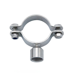 TH7M Sanitary Stainless Steel Thread Round Pipe Holder