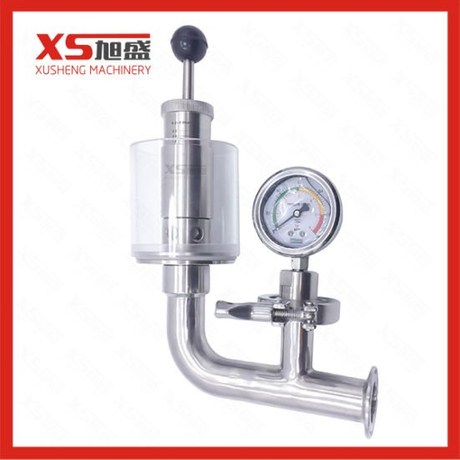 Sanitary Stainless Steel SS304 Air Pressure Relief Valve with Pressure