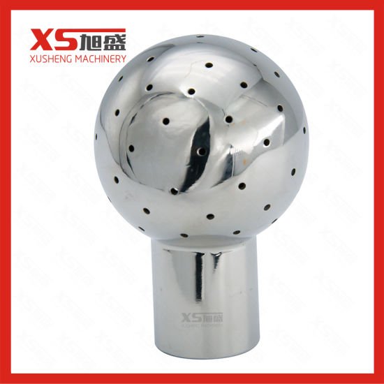 Stainless Steel Ss304 Double Tri Clamp Rotary Tank Washing Ball