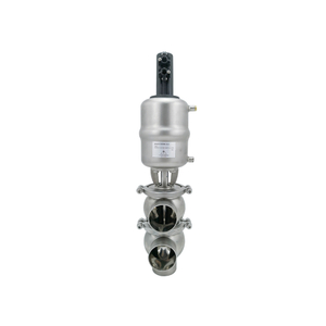 Stainless Steel Hygienic Double Seat Divert Valve