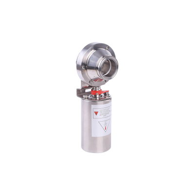 Stainless Steel Sanitary Pneumatic Air Operated clamp Butterfly Valve